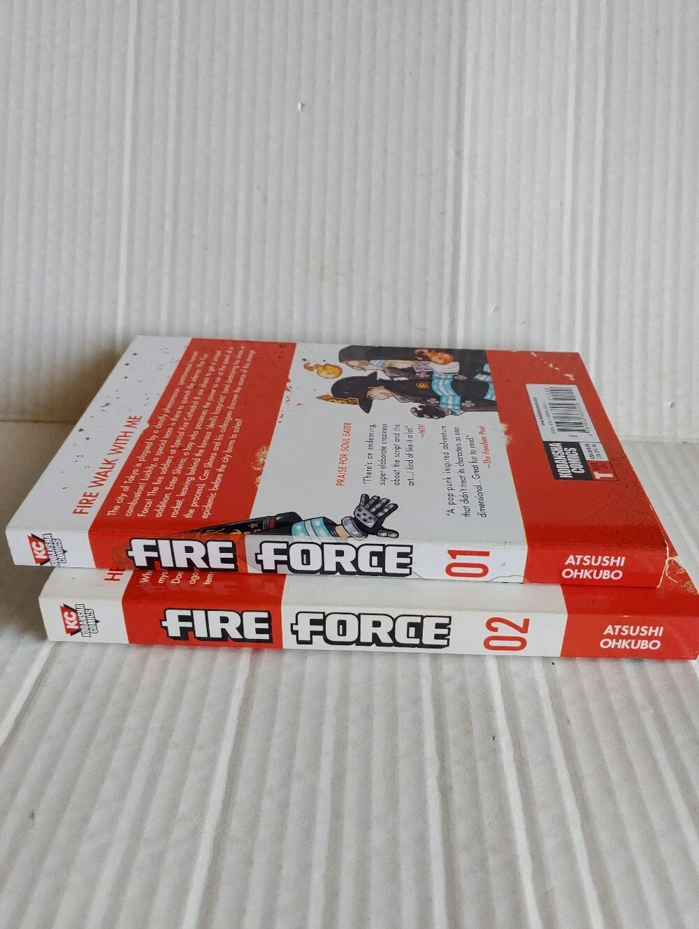 Fire Force Volumes 1 & 2 English Manga Book By Atsushi Ohkubo